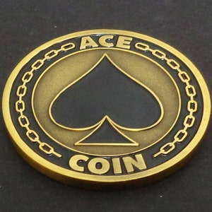 New Disc Golf Ace Coin 2.5&quot;