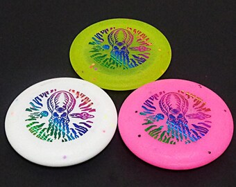 新しいディスクゴルフ 新しいZu Can Topper Minis 3個。3インチ。エイリアン