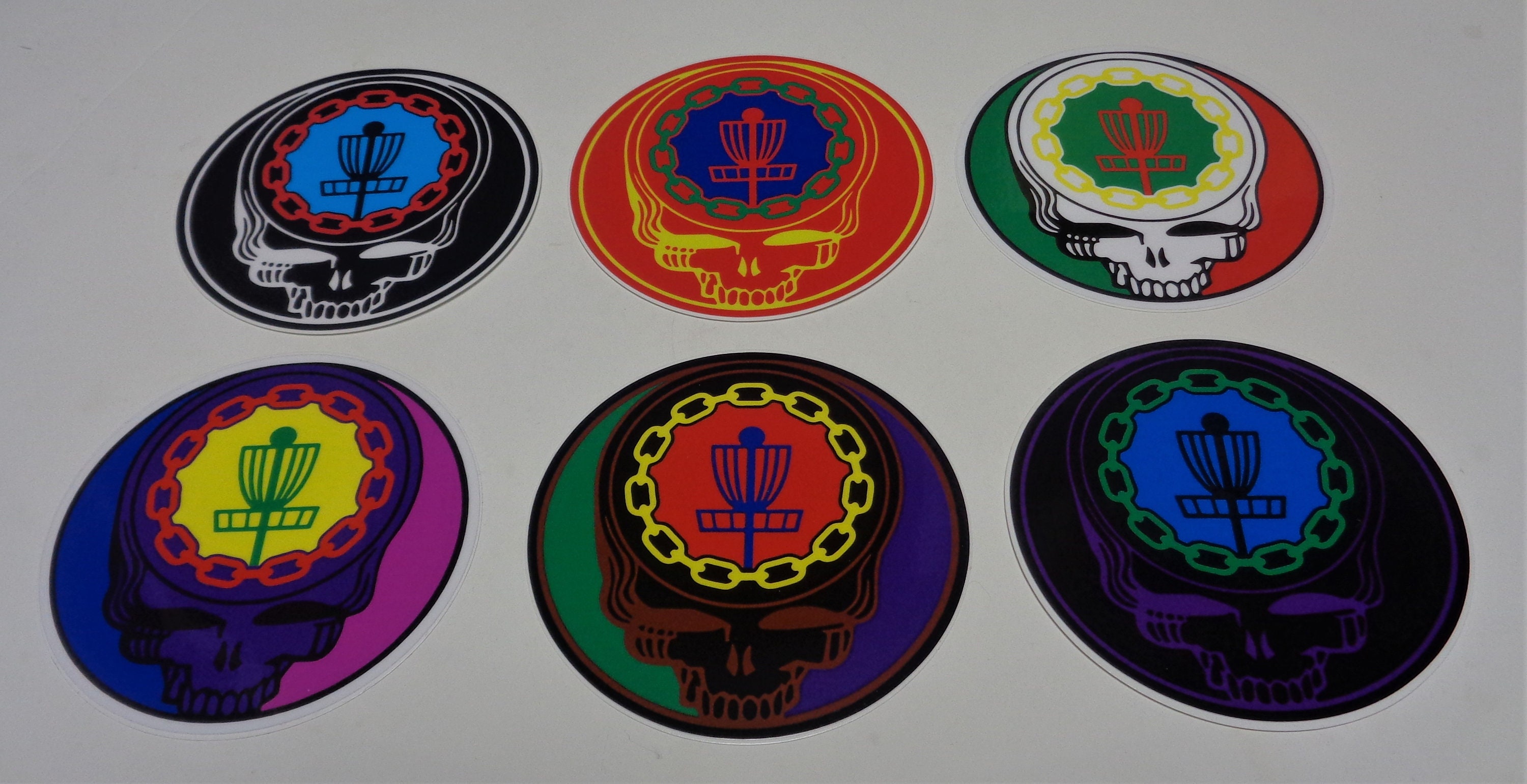 New64 Ace Yor Face Disc Golf Stickers. Very High Etsy