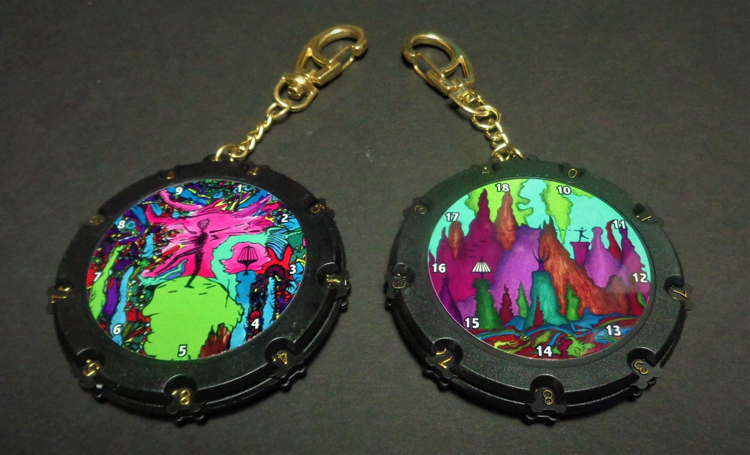 New Disc Golf Art 1 Scorekeeper Bag Tag Etsy