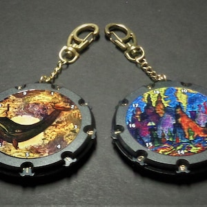 New 1 Disc Golf Art Scorekeeper Bag Tag