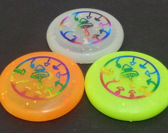 New Disc Golf  3 Pico Can Topper Minis. 2.5".