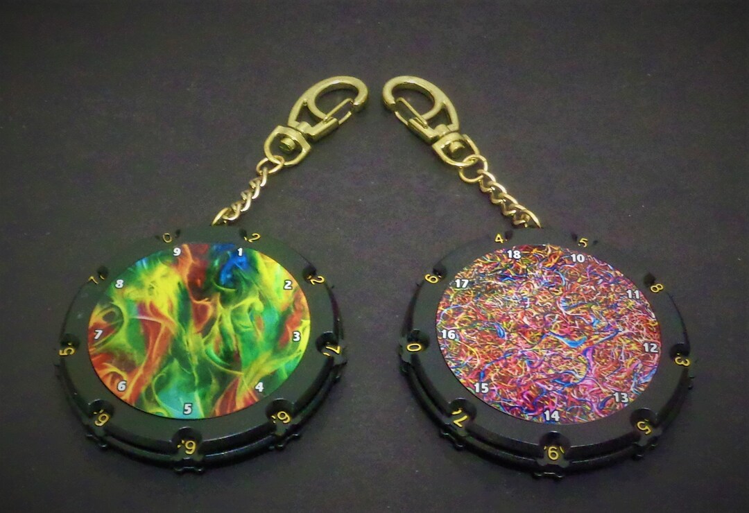 New Disc Golf 1 Scorekeeper Bag Tag. Very Unique Abstract Art Etsy