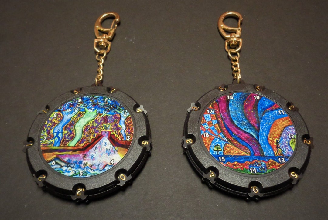 New Disc Golf Art 1 Scorekeeper Bag Tag. Very Unique. Etsy