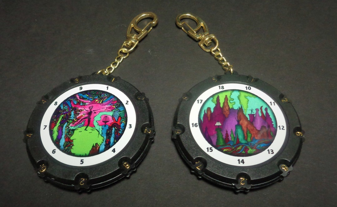 New Disc Golf Art 1 Scorekeeper Bag Tag. Etsy
