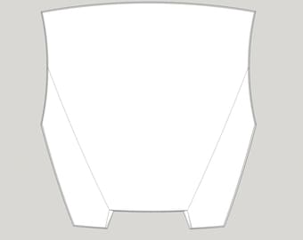 Armadura de placa trasera inspirada en mandalorian para impresión 3D Archivo STL Beskar Cosplay Costume Prop