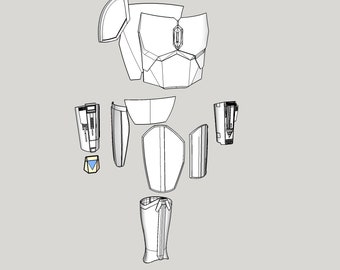 Mandalorian Pack 3 for Beskar Armor Set 3D Files 3D Print File For Printing Costume Prop Cosplay