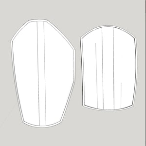 Mandalorian Inspired Beskar Leg Armor 3D Model for 3D Printing Mando Costume Prop