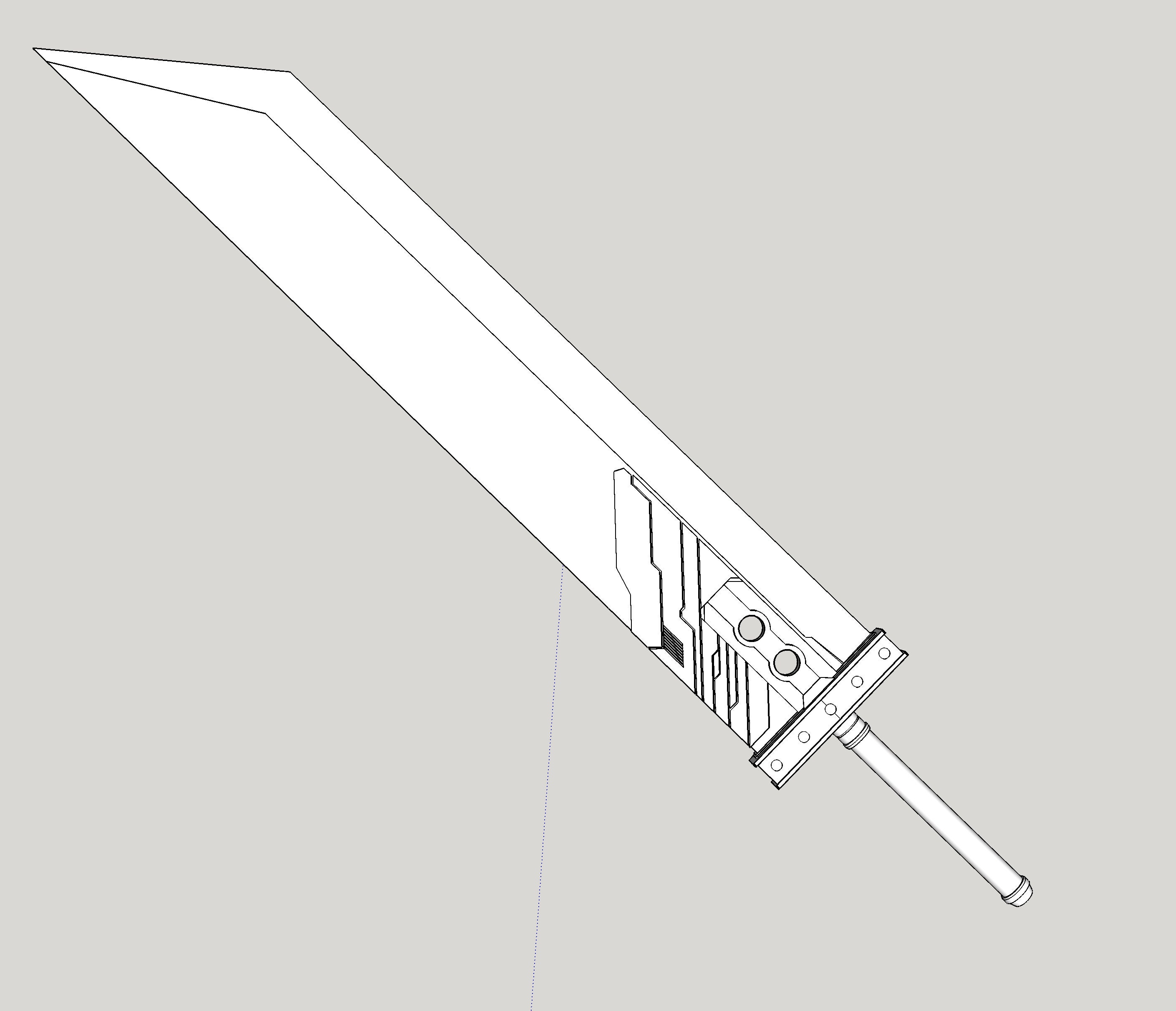 Buster Sword Png  Transparent Buster Sword Drawing Transparent PNG   531x1004  Free Download on NicePNG