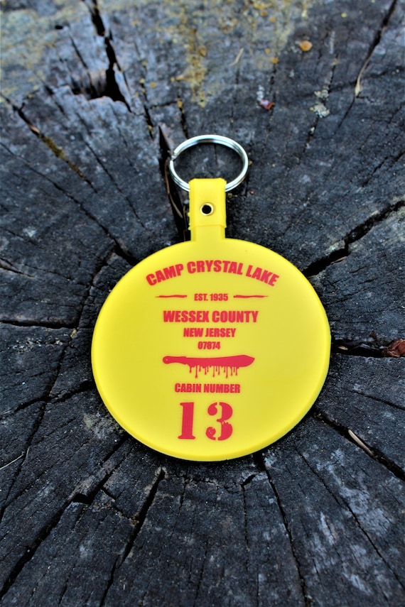 Camp Crystal Lake Cabin Keychain Etsy
