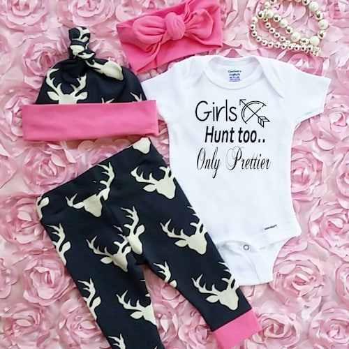 Baby Girls Coming Home Outfit Camo Leggings Hat and Etsy