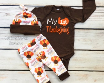 my first thanksgiving outfit boy