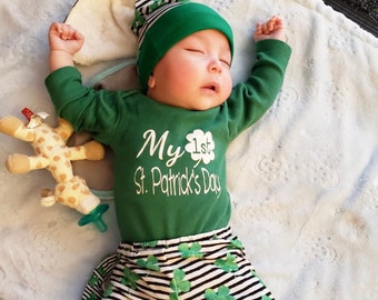 Baby Boys First St. Patrick s Day Outfit My 1st St Patrick s Day
