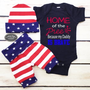 Baby Boys 4th Of July Outfit, Red White And Blue Shorts, Hat and Navy Blue Bodysuit, Fourth Of July, Stars And Stripes,Baby Boy Shorts