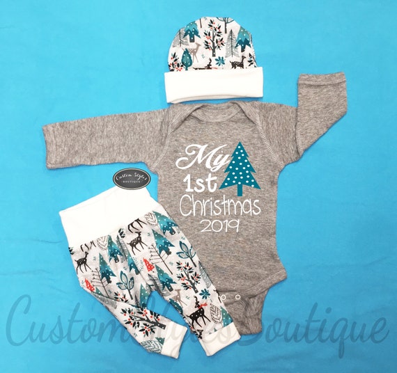 baby boy 1st christmas outfit