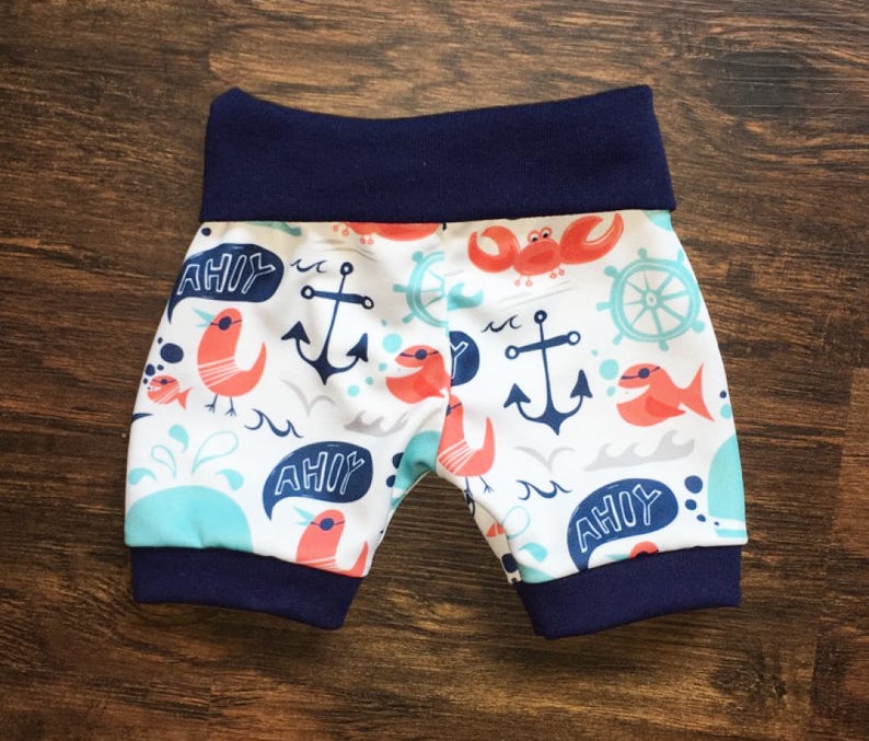 Navy Blue Bodysuit Baby Boy Shorts Baby Boy Summer Outfit Nautical Theme Shorts And Hat Fishing Buddy Gender Reveal Baby Boy Outfit