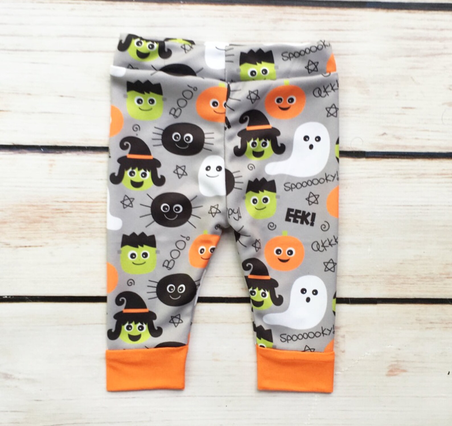 Baby Boys First Halloween Outfit Black Infant Bodysuit Grey Etsy