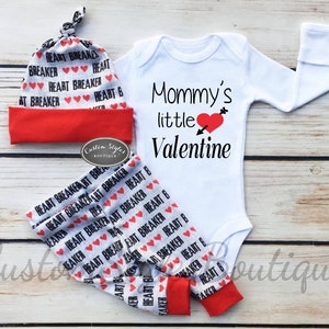 baby boy valentines outfit