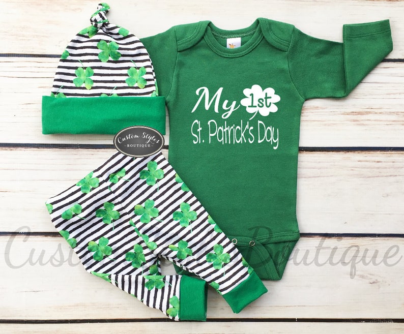 Baby Boys First St. Patrick's Day Outfit My 1st St