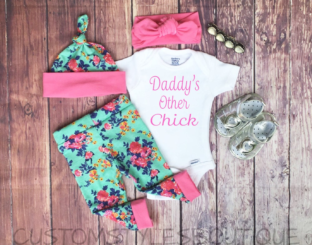 Baby Girl Coming Home Outfit Floral Leggings Hat and - Etsy UK