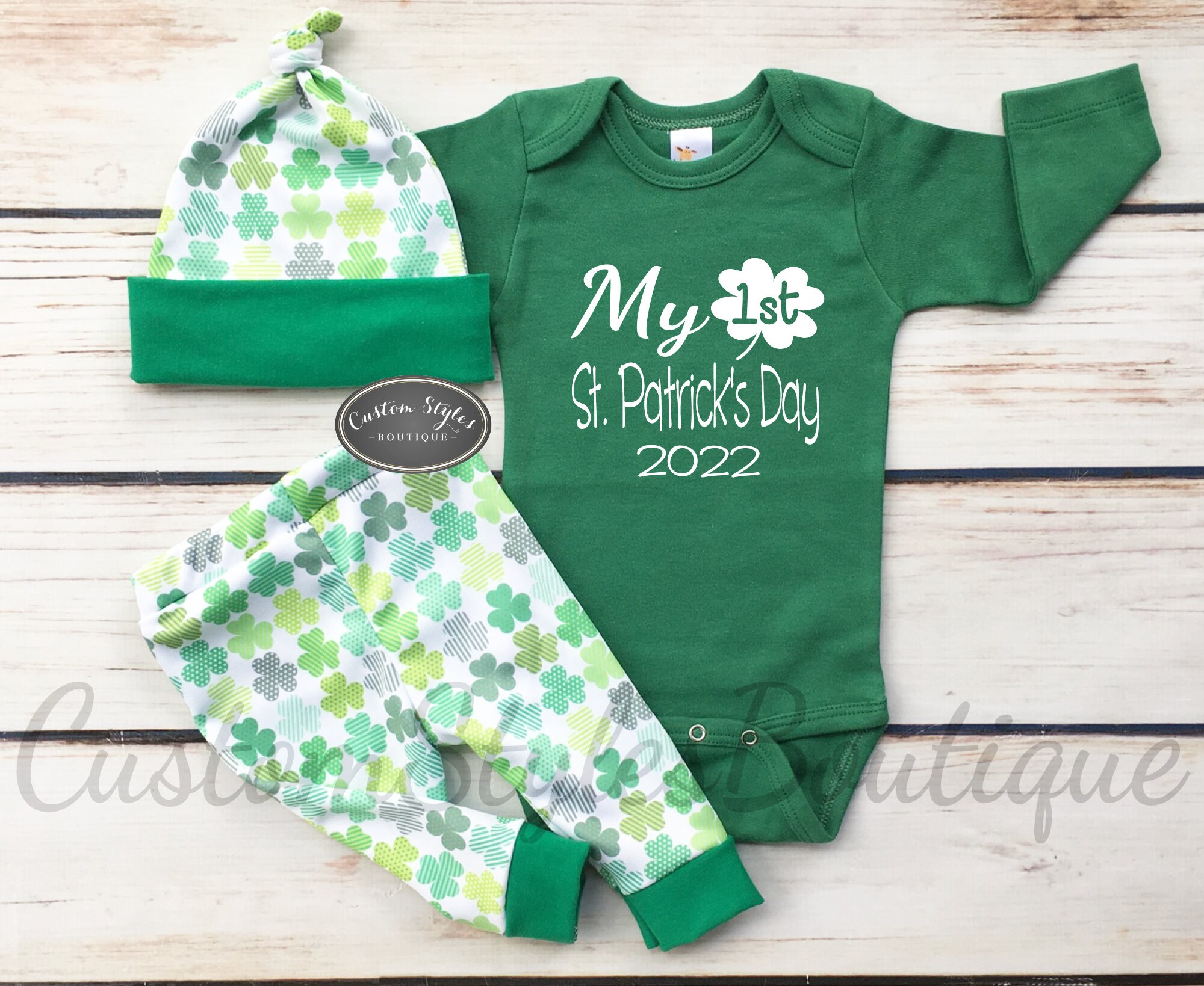 My first st patrick's day outfit boy Outlet