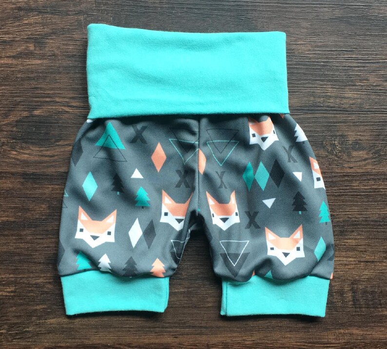 Summer Outfit Baby Boy Shorts Hosptial Outfit Baby Foxes Teal And Gray Fox Print Shorts And Hat Baby Boy Coming Home Outfit