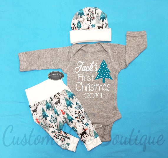 baby boy 1st christmas clothes