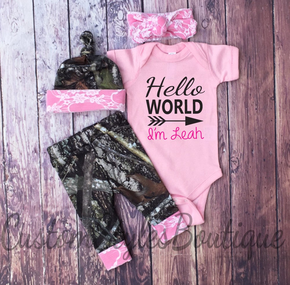 Pink Camo Baby Etsy Australia