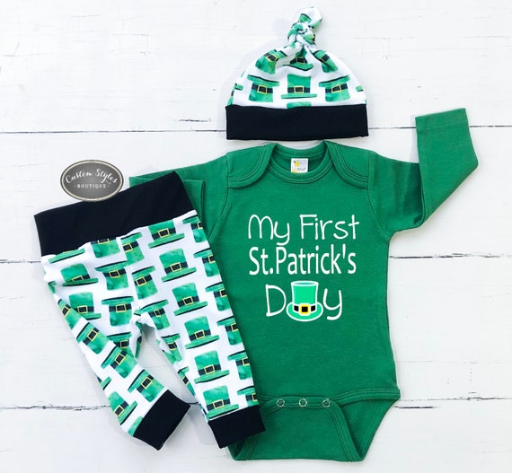 baby boy st patricks outfit