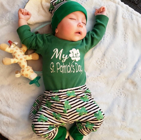 Baby Boys First St. Patrick s Day Outfit My 1st St Patrick s Day