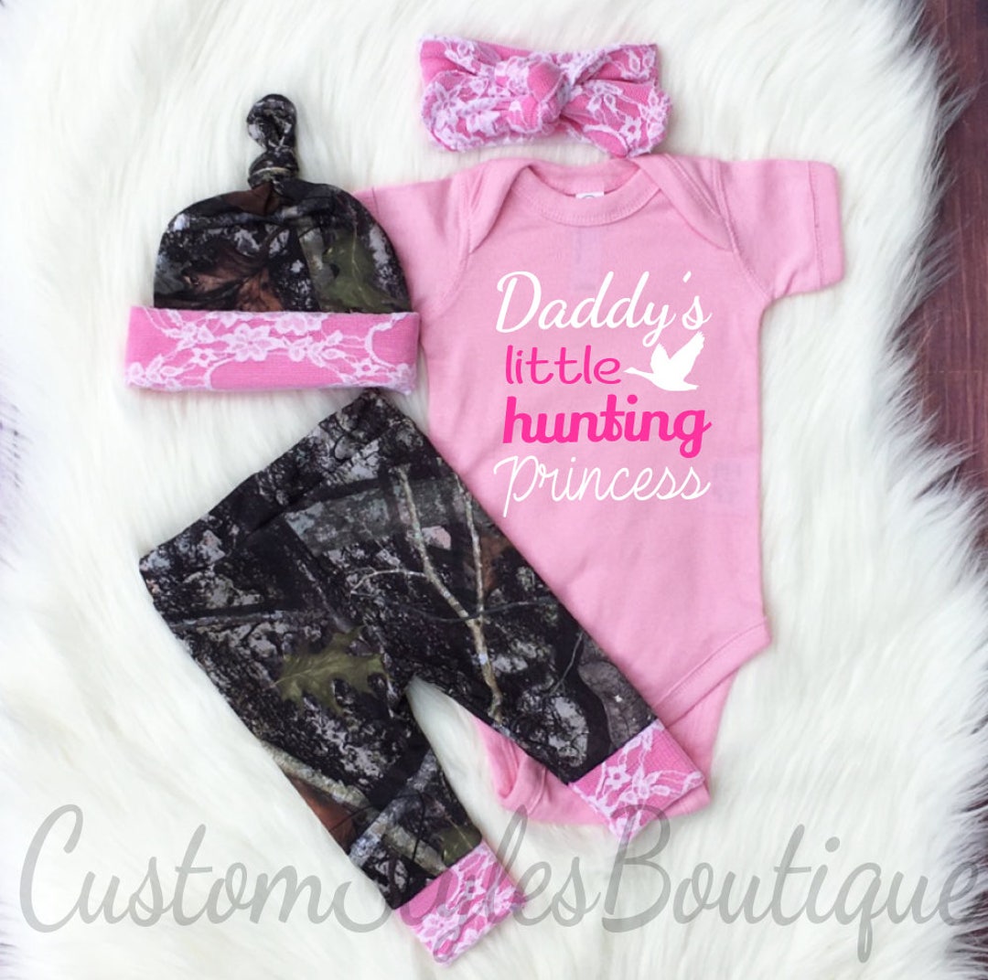 Baby Girls Coming Home Outfit Camo Leggings Hat and Etsy