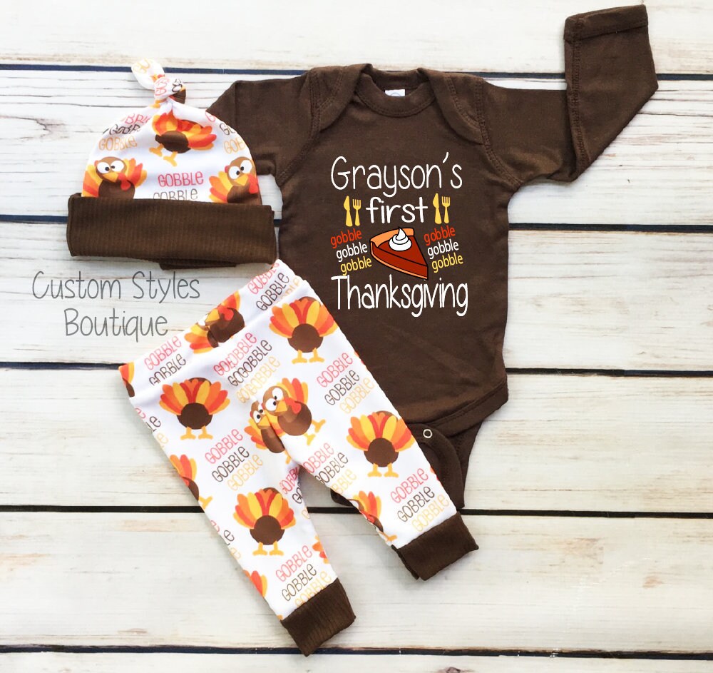 Cheap thanksgiving baby outfits 2025