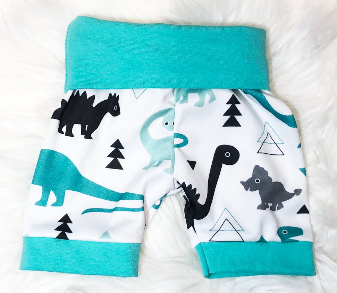 Newborn Baby Boy Personalized Outfit Dinosaur Shorts & Hat Etsy
