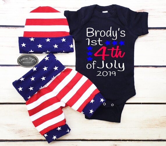 baby boy 4th of july outfit