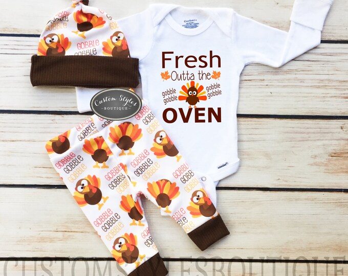 Baby boy thanksgiving outfit Etsy