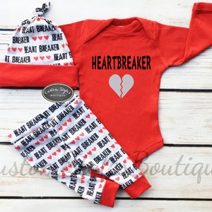 baby boy first valentine's day outfit