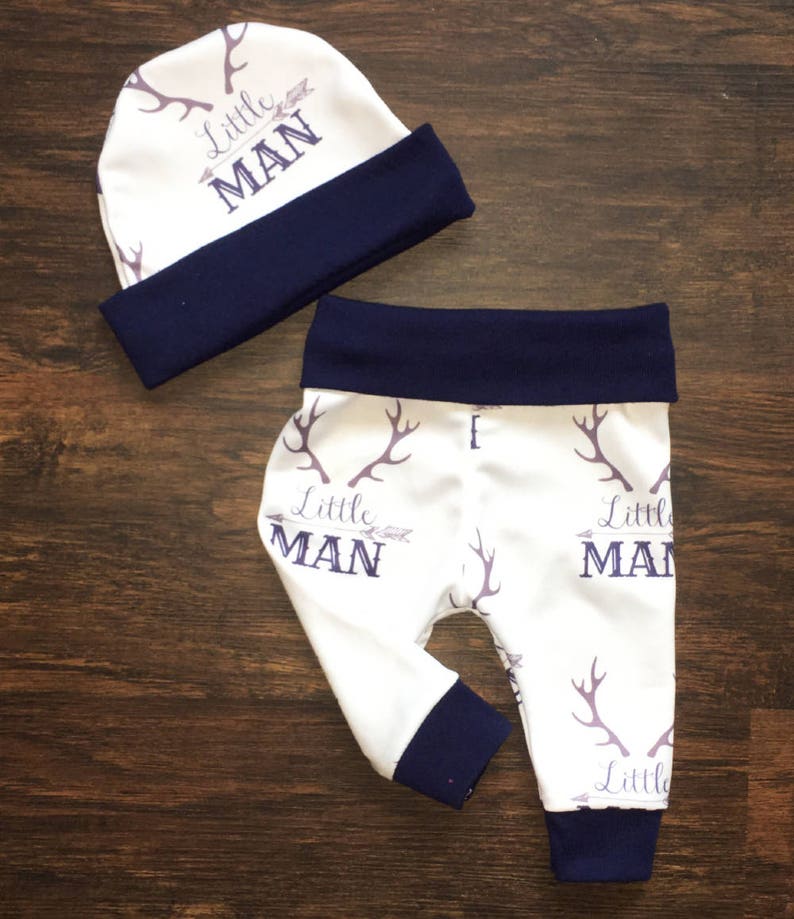 Baby Boy Coming Home Outfit White Infant Bodysuit Pants and Etsy