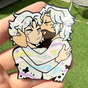 Jayvik enamel pin, Jayce and Viktor 2.5” pin, Arcane