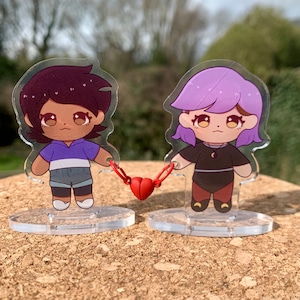 Lumity standee, magnet acrylic stand, Owl House matching charms