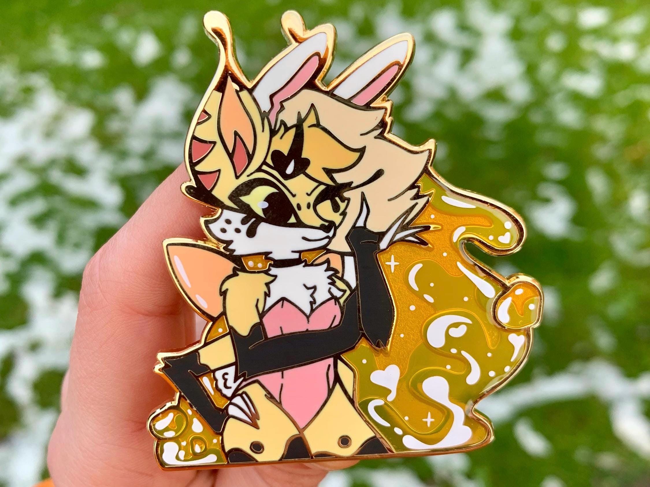 Beelzebub Enamel Pins, Hazbin X Musicals Pins, Helluva Boss