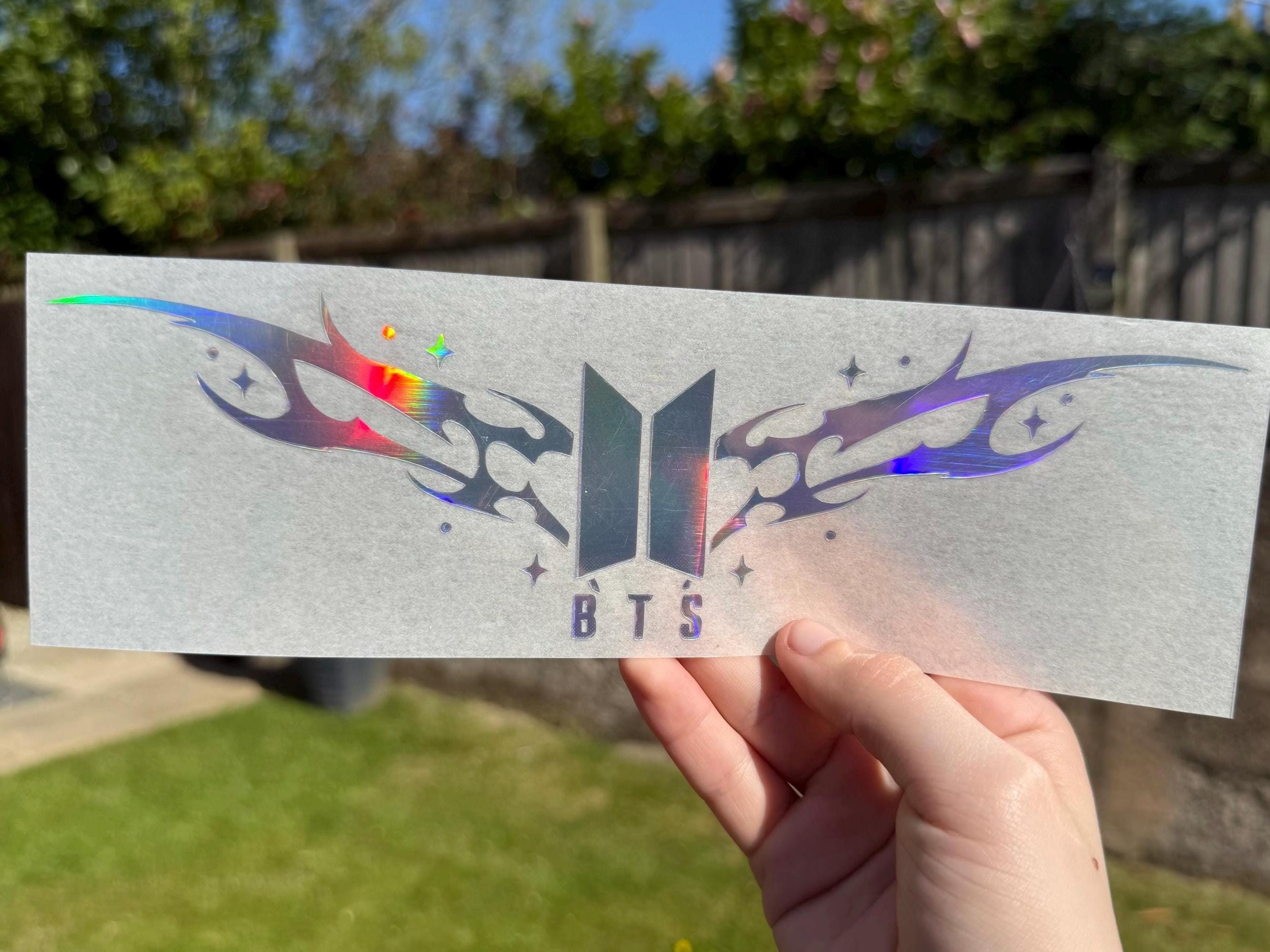 BTS ステッカー　カーアクセサリー BTS Car Bumper Sticker, Bangtan Boys Kpop Tramp Stamp Vinyl Decal