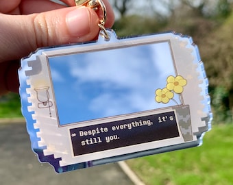 Undertale Mirror Charm, Despite everything it’s still you, acrylic keychain