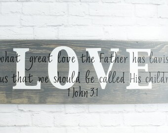 Christian Wood Sign Bible Verse Wall Art Scripture Wall Décor Wood Home ...