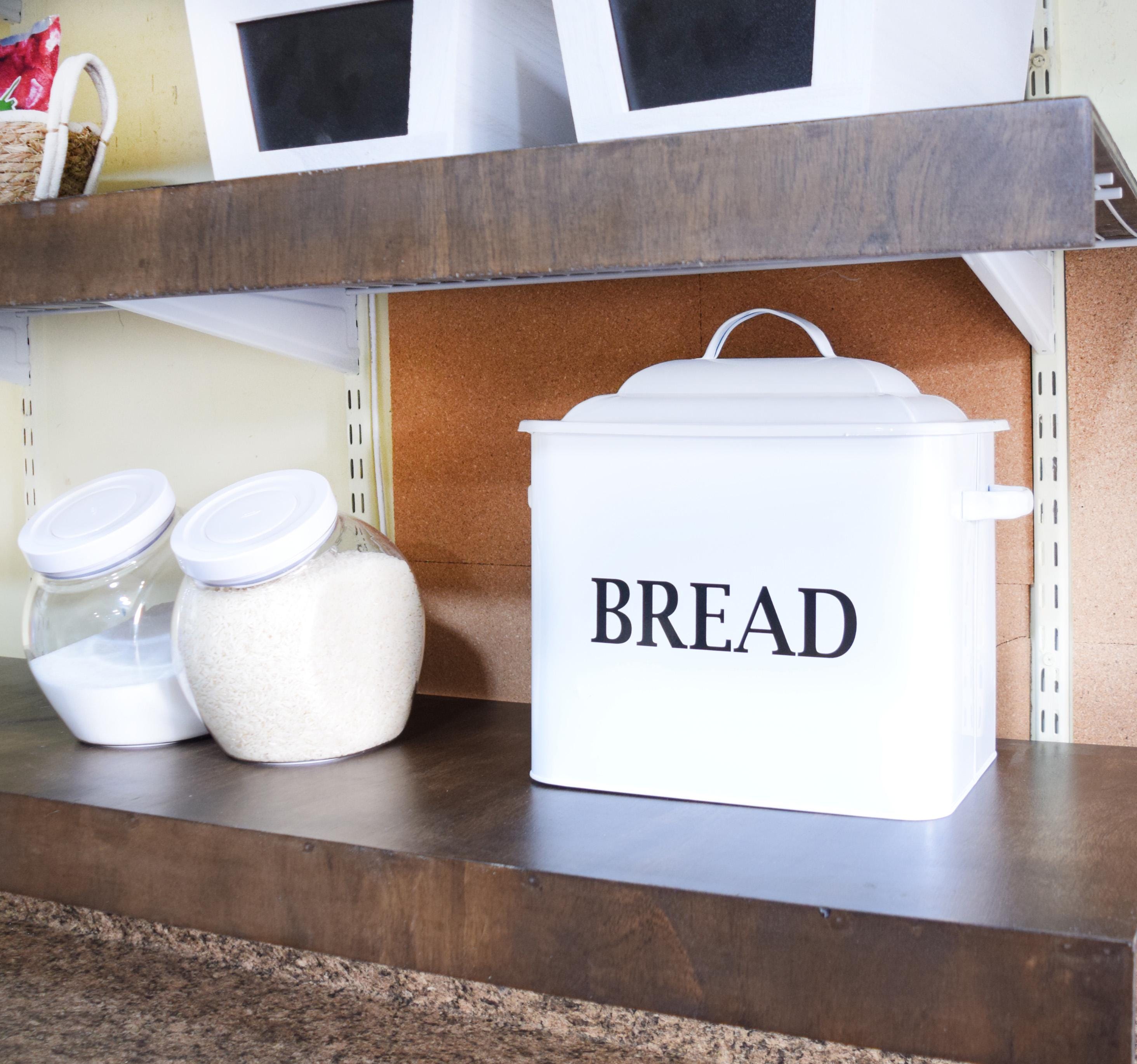 Wire Rack Topper Sign Wood Wire Shelves Cover - Pantry Shelves - Wood Shelf Cover for Wire ...