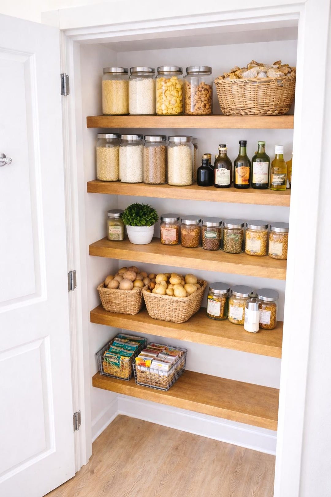 Wire Rack Topper Wood Shelf Cover - Wire Rack Shelf Cover - Pantry Shelf Topper Wood ...