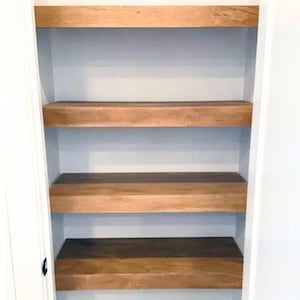 Wood Wire Shelves Cover - Pantry Shelves  - Wood Shelf Cover for Wire Rack –  Wood Toppers - Wire Shelf Covers - Closet, Laundry & Kitchen