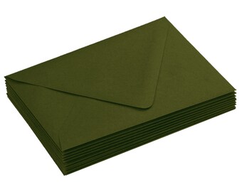 green envelope etsy 5 envelope