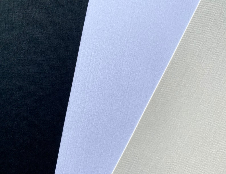 Onvalop 8 1/2 x 11 Linen Textured Card Stock | Thick, Heavy Paper, Linen Finish