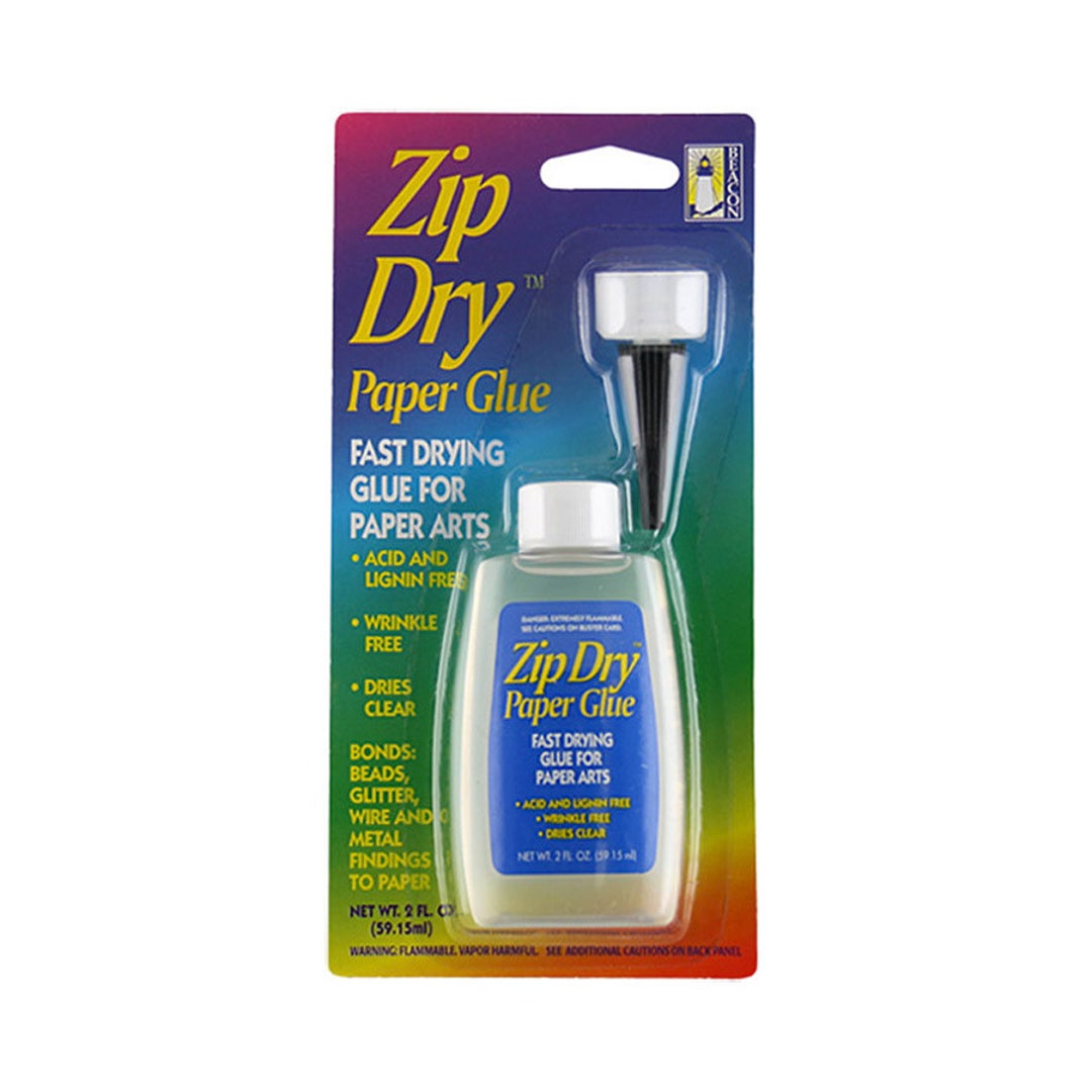 Zip Dry No Wrinkle Paper Glue for Cardmaking Scrapbooking Invitations  Envelope Liners Papercraft 2 Oz 