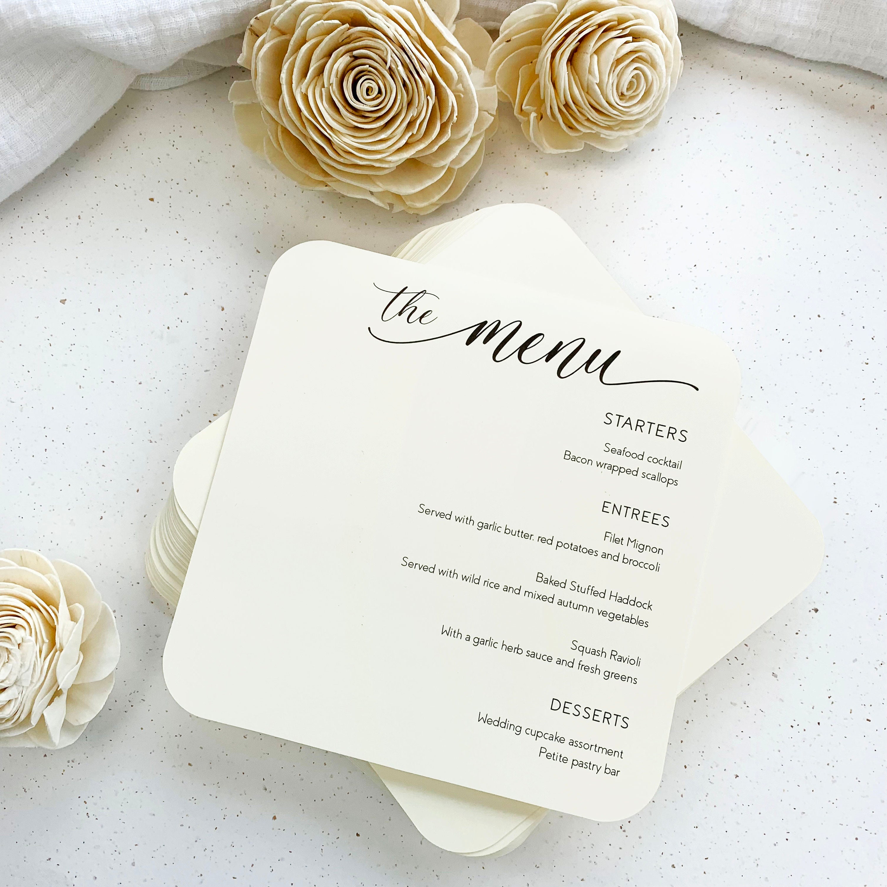 Rounded Corner Card - Etsy